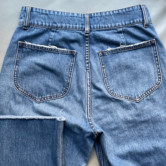 Reformation Cher High Rise Wide Leg Zip Jean - Picture 5 of 7